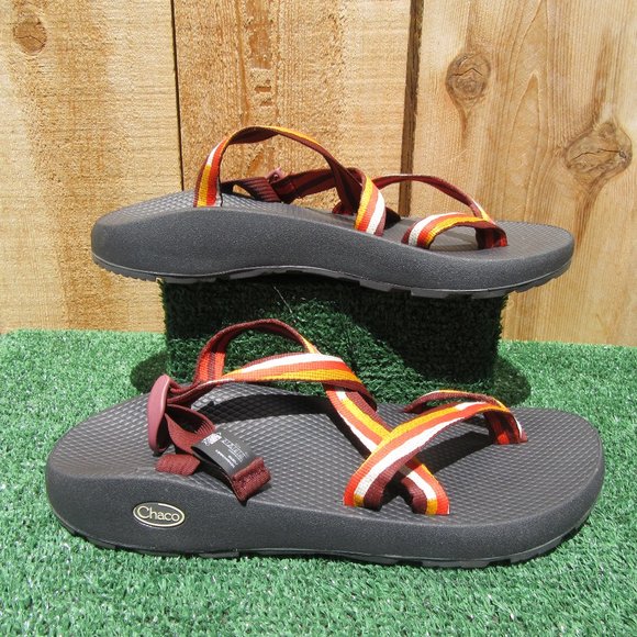 Men\'s Size 13 Chaco Tegu J106705 Sport Hiking Orange Strap Sandals Shoes main image 6